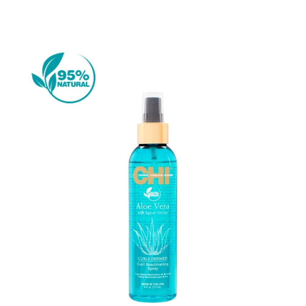 Spray Activador de Rizos CHI de Aloe Vera 177 ml (6oz)