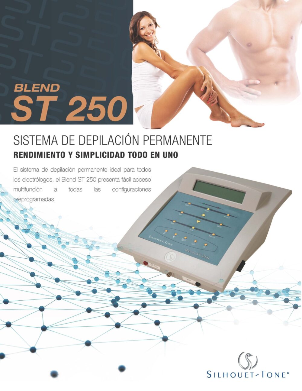 Equipo Depilacion Electrica Silouet Tone Blend ST250