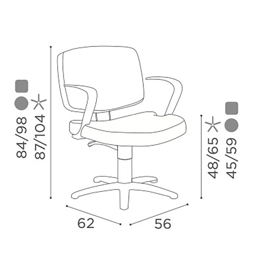 Sillón de Peluquería Kleo Versión Reclinable